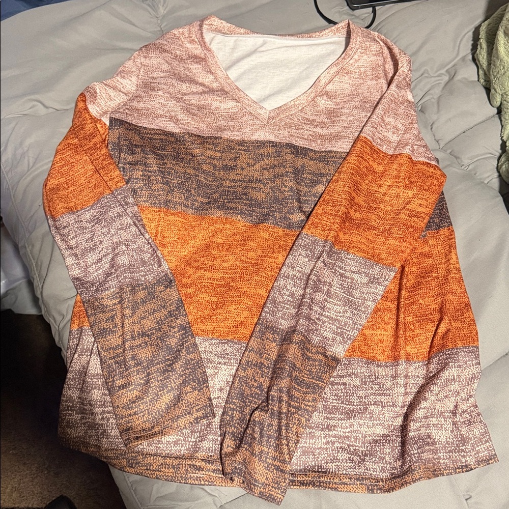 3 for 15*** 
Colorblock Knit Sweater